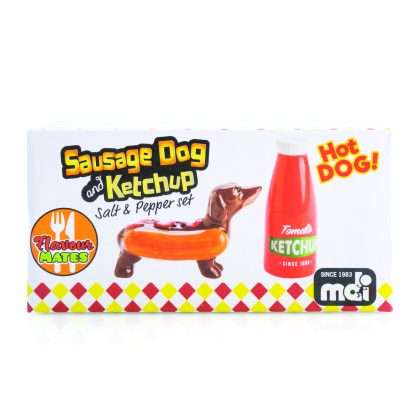 Flavour Mates Sausage Dog & Ketchup Salt & Pepper Set - Image 4