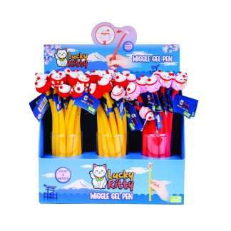 Wiggle Lucky Kitty Gel Pen