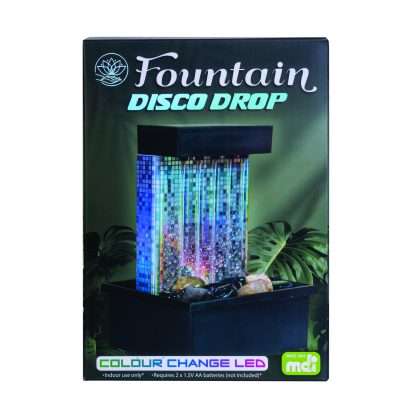 LED Disco Back Drop Water Feature Fountain
