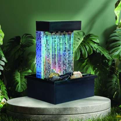 LED Disco Back Drop Water Feature Fountain - Image 2