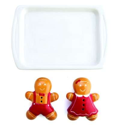 Flavour Mates Gingerbread Salt & Pepper Set - Image 2