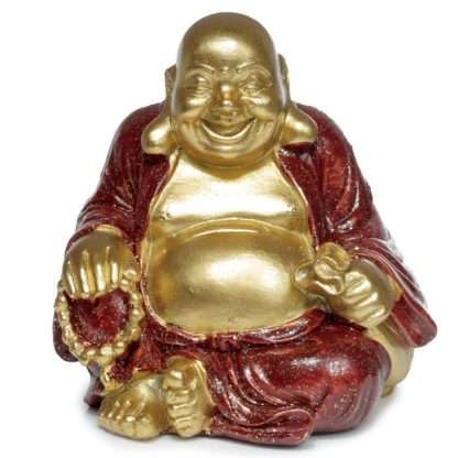 Mini Lucky Glitter Chinese Laughing Buddha 8cm - Image 6