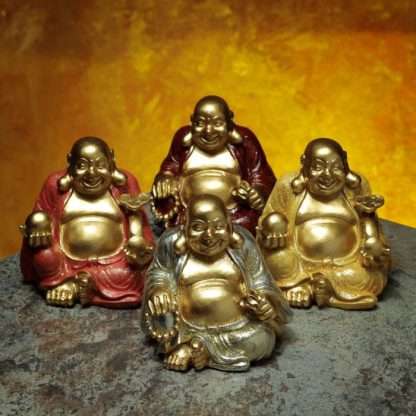Mini Lucky Glitter Chinese Laughing Buddha 8cm - Image 11