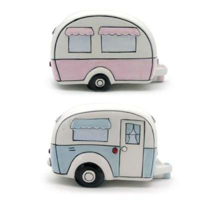 Home Is Where You Park It Caravan Ceramic Money Box