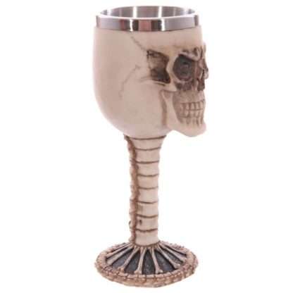 Decorative Skull & Spine Goblet - Image 3
