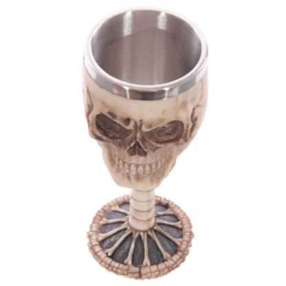 Decorative Skull & Spine Goblet - Image 5