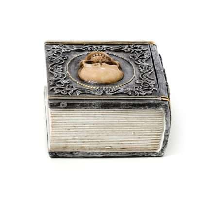 Skull Embellished Book Shaped Trinket Box - Image 6