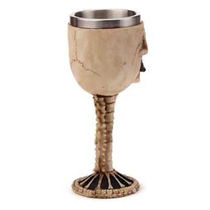 Decorative Skulls with Red Rose in Mouth Goblet - Image 6