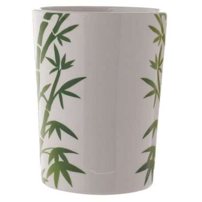 Panda with Bamboo Decal Ceramic Shaped Handle Mug - Image 2