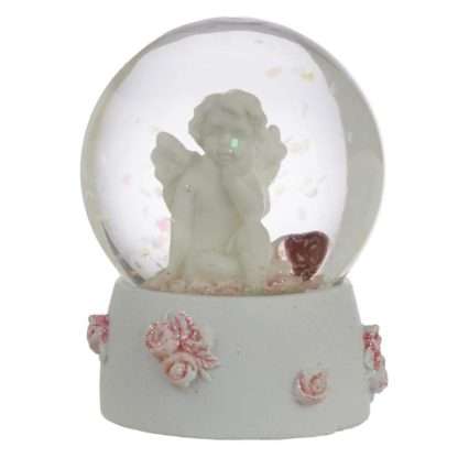 Peace of Heaven Sweet Dreams Cherub Snow Globe - Image 3