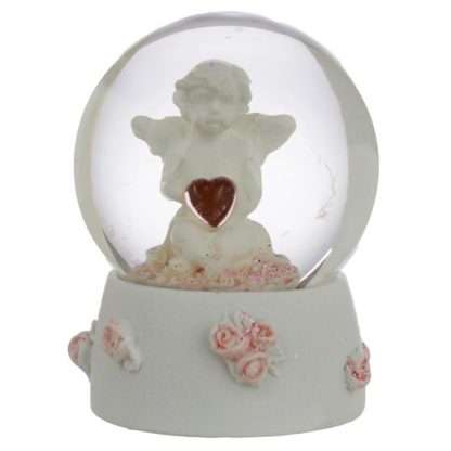 Peace of Heaven Sweet Dreams Cherub Snow Globe - Image 4