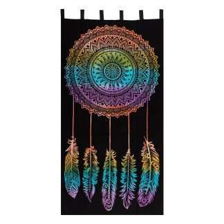 Curtain - Feather Tie Dye 111cm x 222cm