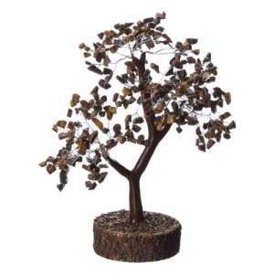 Gemstone Tree Large - Tiger Eye
