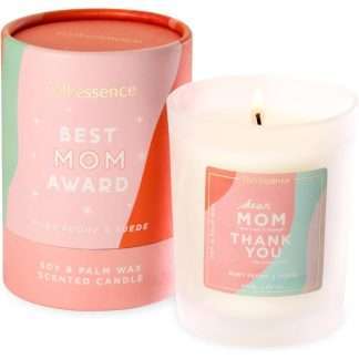 Folkessence Candle -Best Mom Award - Ruby Peony & Suede