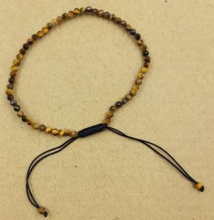 Star Cut Faceted Gemstone Bracelet Tiger Eye - Image 4