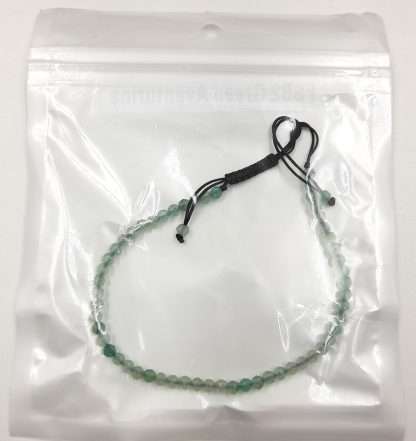 Star Cut Faceted Gemstone Bracelet Green Aventurine - Image 2