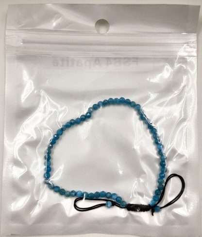 Star Cut Faceted Gemstone Bracelet Apatite - Image 2