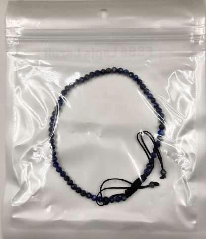 Star Cut Faceted Gemstone Bracelet Lapis Lazuli - Image 2