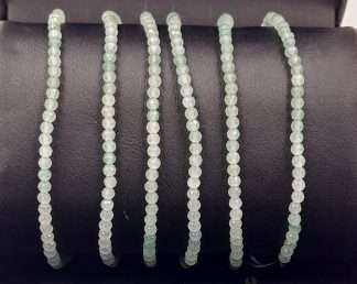 Star Cut Faceted Gemstone Bracelet Green Aventurine
