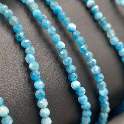 Star Cut Faceted Gemstone Bracelet Apatite - Image 5