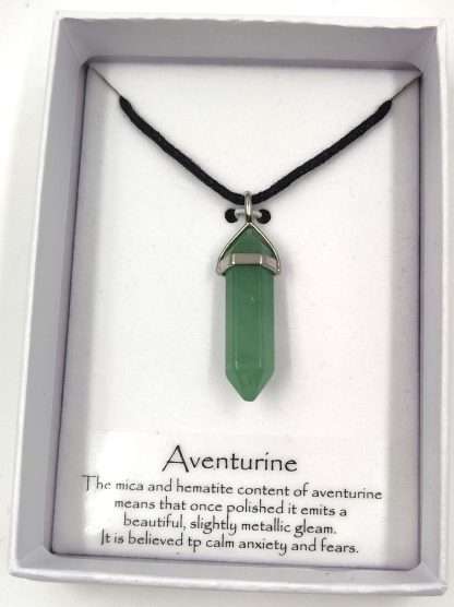 Gemstone Double Points Pendant - Image 2