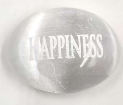 Selenite Wishing Palm Stone - Image 3