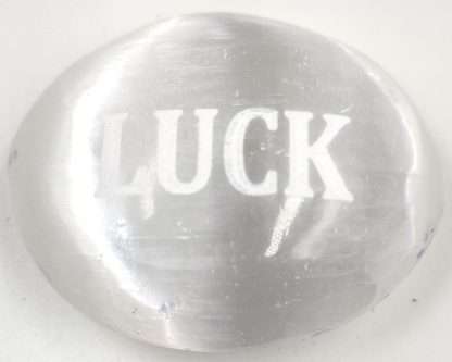Selenite Wishing Palm Stone - Image 4