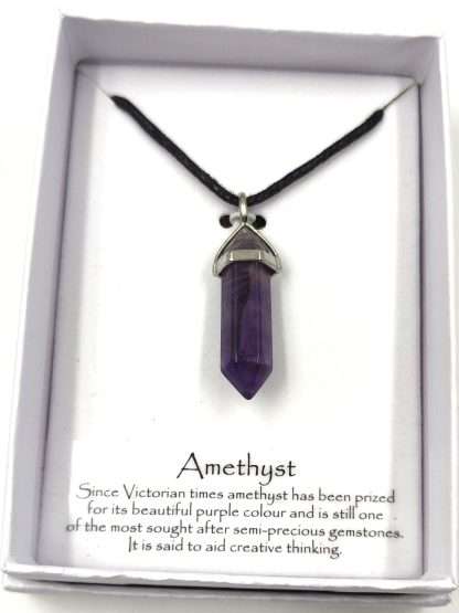 Gemstone Double Points Pendant - Image 6