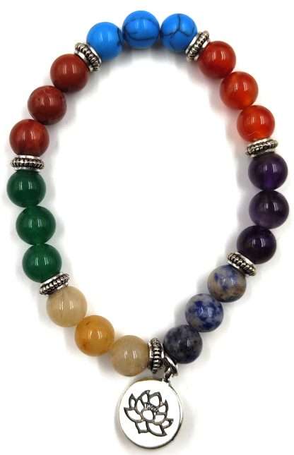 Gemstone Chakra Bracelets Set - Image 4