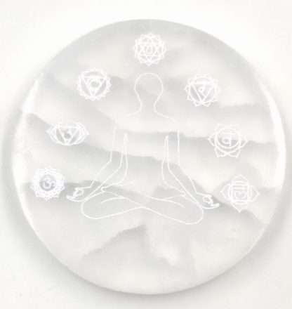Selenite Meditation Disc