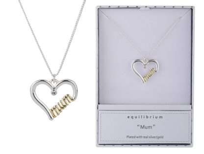 Equilibrium Mum Necklace Two Toned