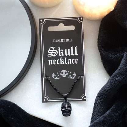 Skull Stainless Steel Pendant Necklace - Image 3