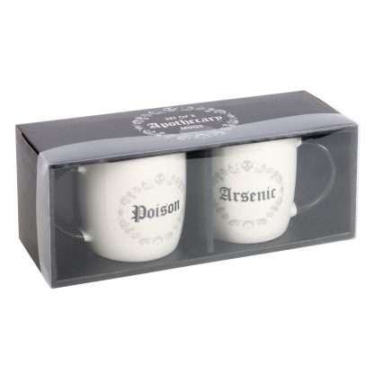 Poison & Arsenic Ceramic Couples Mug Set - Image 3