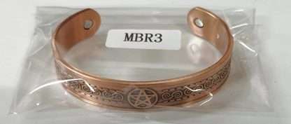 Magnetic Copper Bracelet Pentagram - Image 2