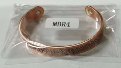 Magnetic Copper Bracelet Triquetra - Image 2