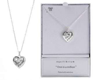 Equilibrium Silver-Plated Necklace Million