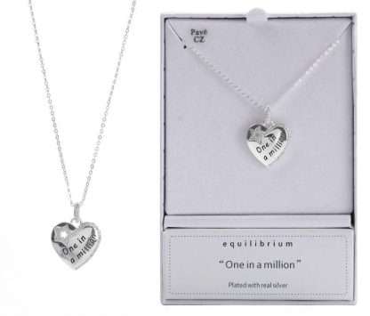 Equilibrium Silver-Plated Necklace Million
