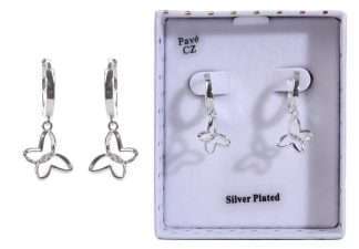 Equilibrium Pure Elegance Butterfly Hug Earring