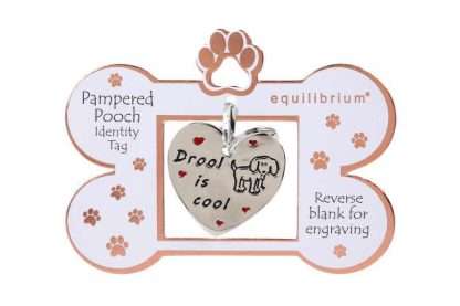 Equilibrium Engravable Pooch ID Tag Drool is Good