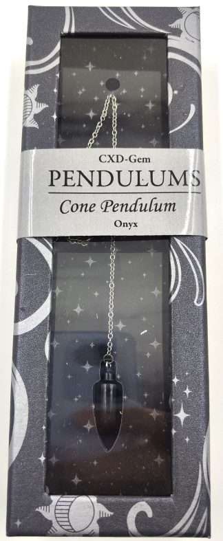 Black Onyx Cone Pendulum
