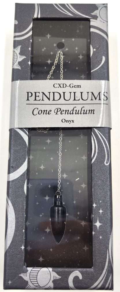 Black Onyx Cone Pendulum