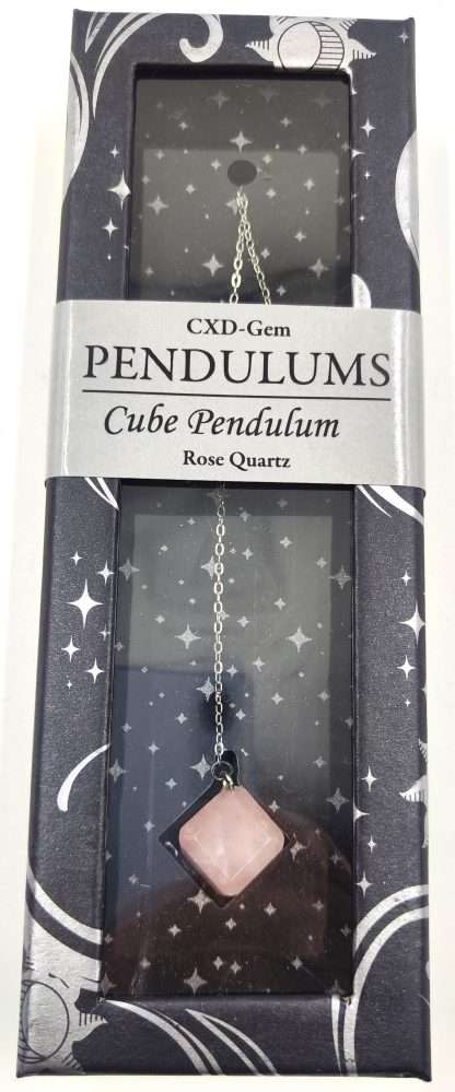 Rose Quartz Cube Pendulum