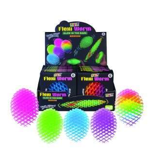 Glow in the Dark Medium Flexi Worm