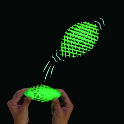 Glow in the Dark Medium Flexi Worm - Image 4