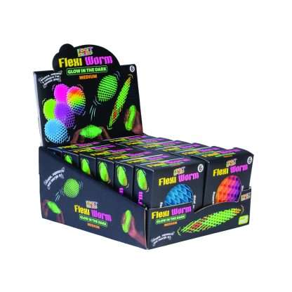 Glow in the Dark Medium Flexi Worm - Image 2
