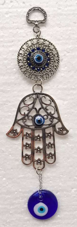 Hamsa Hanging Ornament with Evil Eye