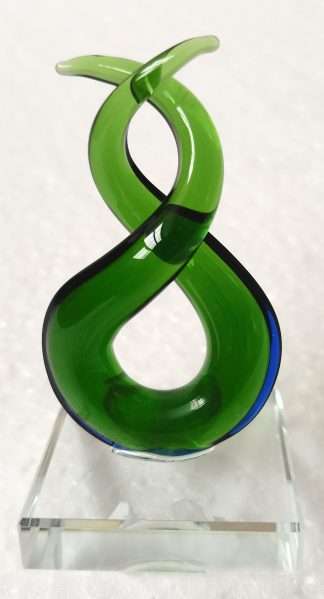 Glass Art Kiwiana Infinity