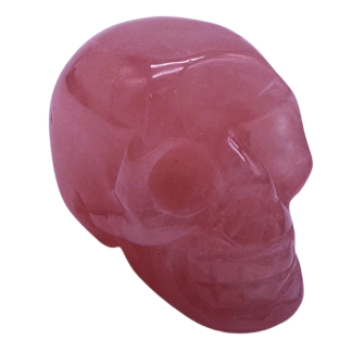 Rose Quartz Skull