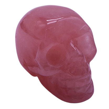 Rose Quartz Skull