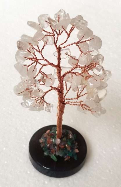 Clear Quartz Tree - Agate Base - Image 2